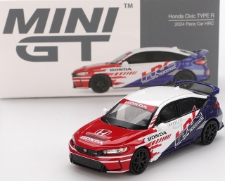 HONDA CIVIC TYPE R 2024 Pace Car HRC MGT01079 MiniGT 1:64