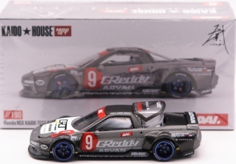 HONDA NSX Kaido Test Car Spec V1 KHMG190 MiniGT 1:64 grafitowy