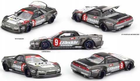 HONDA NSX Kaido Test Car Spec V1 KHMG190 MiniGT 1:64 grafitowy