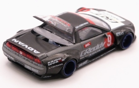 HONDA NSX Kaido Test Car Spec V1 KHMG190 MiniGT 1:64 grafitowy