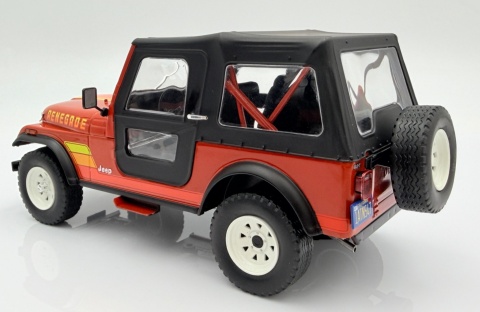 JEEP CJ-7 Renegade 1980 model WB124267 METAL WhiteBox 1:24 czerwony
