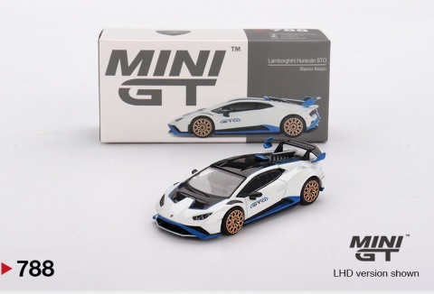 LAMBORGHINI HURACAN STO 2023 bianco asopo MGT00788 MiniGT 1:64