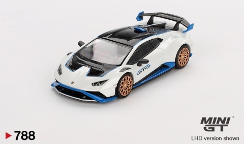 LAMBORGHINI HURACAN STO 2023 bianco asopo MGT00788 MiniGT 1:64