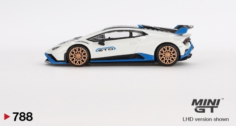 LAMBORGHINI HURACAN STO 2023 bianco asopo MGT00788 MiniGT 1:64