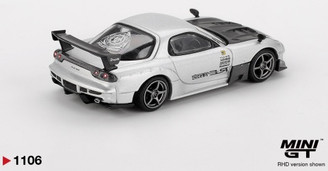 MAZDA RX-7 RE-Amemiya 2004 MGT01106 MiniGT 1:64 srebrny metalizowany