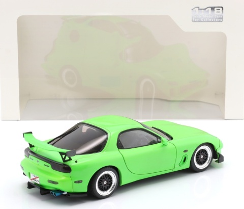 MAZDA RX-7 Type RS (FD35) 1999 model S1810606 Solido 1:18 zielony