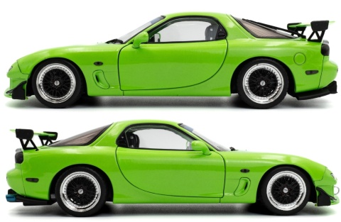 MAZDA RX-7 Type RS (FD35) 1999 model S1810606 Solido 1:18 zielony