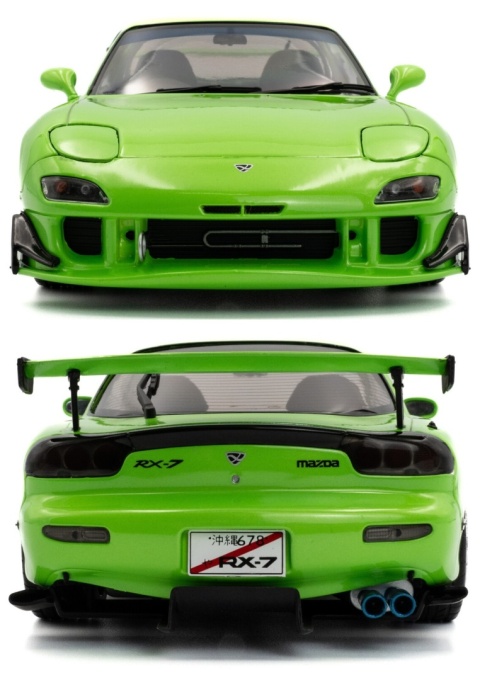 MAZDA RX-7 Type RS (FD35) 1999 model S1810606 Solido 1:18 zielony