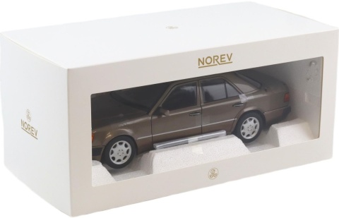 MERCEDES-BENZ 230 E W124 1990 model 183954 Norev 1:18 brązowy