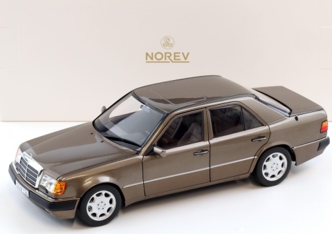 MERCEDES-BENZ 230 E W124 1990 model 183954 Norev 1:18 brązowy