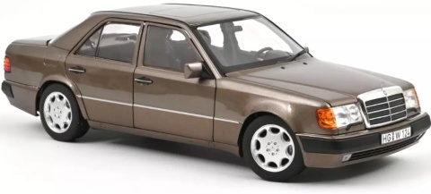 MERCEDES-BENZ 230 E W124 1990 model 183954 Norev 1:18 brązowy