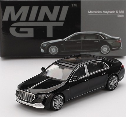 MERCEDES-MAYBACH S 680 2022 MGT00977 MiniGT 1:64 czarny