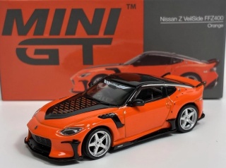 NISSAN Z Veilside FFZ400 2024 MGT00989 MiniGT 1:64 pomarańczowy