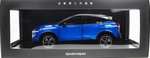 Nissan Qashqai (2023) III generacja model 5548BL Paudi 1:18 niebieski