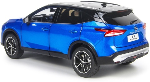 Nissan Qashqai (2023) III generacja model 5548BL Paudi 1:18 niebieski