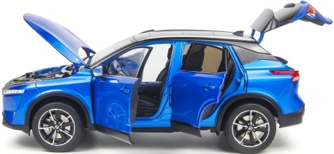 Nissan Qashqai (2023) III generacja model 5548BL Paudi 1:18 niebieski