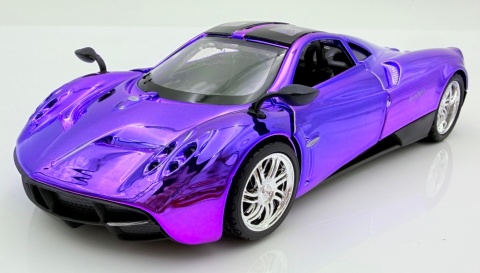 PAGANI Huayra model 1:24 Motormax custom WRAP 79084 fiolet