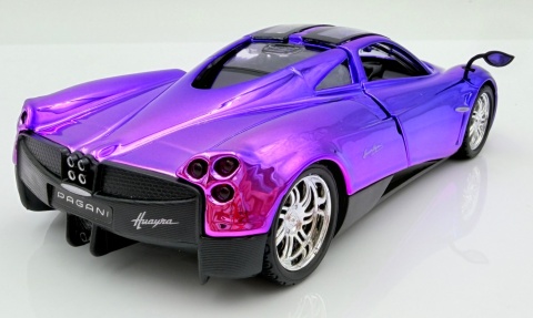 PAGANI Huayra model 1:24 Motormax custom WRAP 79084 fiolet