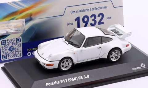 PORSCHE 911 (964) RS 3.8 1994 Grand Prix white S4316902 Solido 1:43