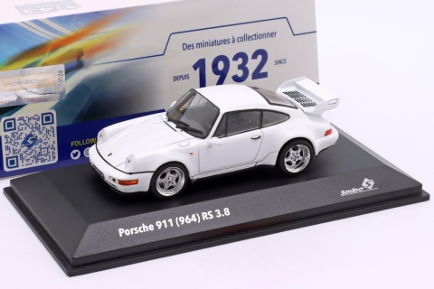 PORSCHE 911 (964) RS 3.8 1994 Grand Prix white S4316902 Solido 1:43