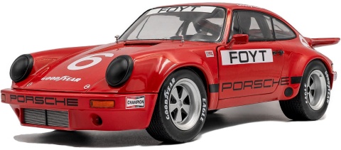 PORSCHE 911 CARRERA RS 3.0 #6 Foyt IROC Daytona 1974 S1810704 Solido 1:18