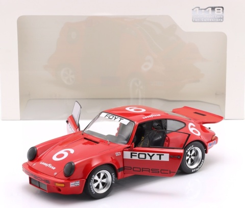 PORSCHE 911 CARRERA RS 3.0 #6 Foyt IROC Daytona 1974 S1810704 Solido 1:18