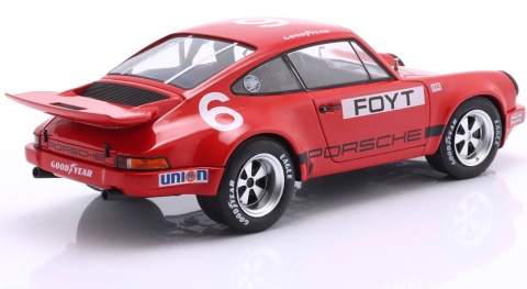 PORSCHE 911 CARRERA RS 3.0 #6 Foyt IROC Daytona 1974 S1810704 Solido 1:18