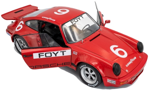 PORSCHE 911 CARRERA RS 3.0 #6 Foyt IROC Daytona 1974 S1810704 Solido 1:18