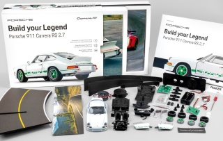 Porsche 911 Carrera RS 2.7 zbuduj legendarne Porsche 1:24 model FRANZIS