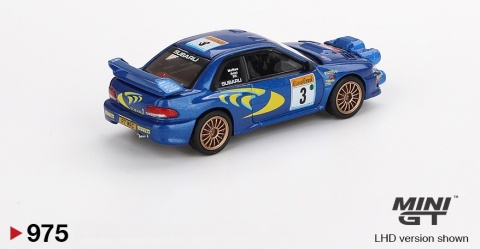 SUBARU IMPREZA S5 WRC #3 C.McRae Rajd Monte Carlo 1998 MGT00975 MiniGT 1:64