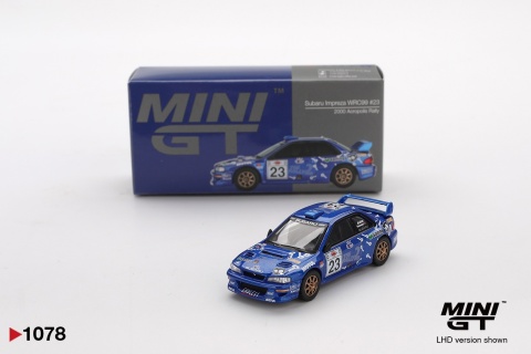 SUBARU IMPREZA WRC99 #23 T.Arai Rajd Akropolu 2000 MGT01078 MiniGT 1:64