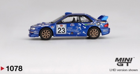 SUBARU IMPREZA WRC99 #23 T.Arai Rajd Akropolu 2000 MGT01078 MiniGT 1:64