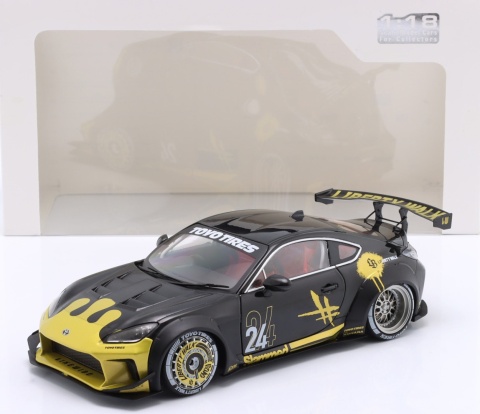 Toyota GR86 LBWK Body Kit 2024 model S1813603 Solido 1:18 czarny ze złotym