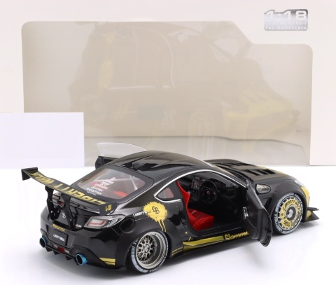 Toyota GR86 LBWK Body Kit 2024 model S1813603 Solido 1:18 czarny ze złotym
