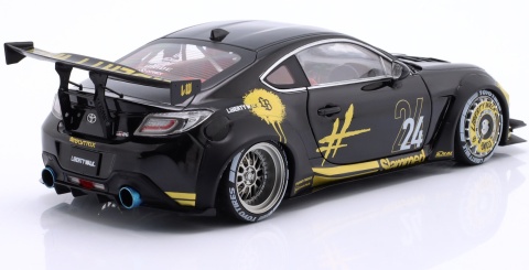 Toyota GR86 LBWK Body Kit 2024 model S1813603 Solido 1:18 czarny ze złotym