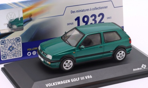 VOLKSWAGEN GOLF III VR6 1994 Dragon green pearl S4316401 Solido 1:43