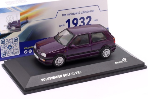 VOLKSWAGEN GOLF III VR6 1994 Lila metallic S4316402 Solido 1:43