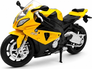 BMW S 1000 RR motocykl model 1:12 MSZ 68001 żółty