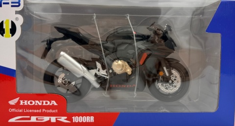 Honda CBR 1000RR Fireblade motocykl DUŻY model 1:9 Huayi M9-11A czarny