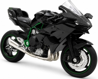 Kawasaki Ninja H2R motocykl model 1:18 Huayi M18-1B czarny
