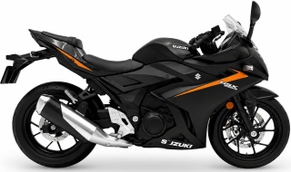 Suzuki GSX 250R motocykl model 1:12 LED dźwięk Huayi M12-15B czarny