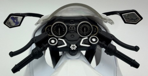 Suzuki Hayabusa GSX 1300R 2024 DUŻY model LED 1:9 Huayi M9-9A biały