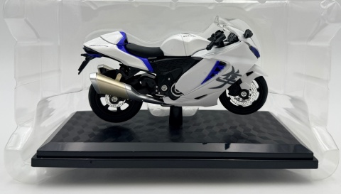 Suzuki Hayabusa GSX 1300R 2024 model 1:18 Huayi M18-5B biały