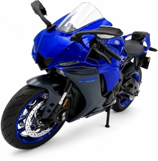 Yamaha YZF-R1 motocykl DUŻY model 1:9 Huayi M9-13A niebieski