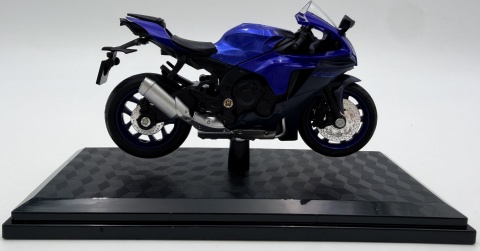 Yamaha YZF-R1 motocykl model 1:18 Huayi M18-4B niebieski