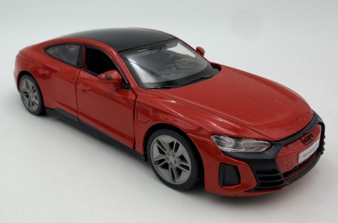Audi RS e-tron GT z napędem światło dźwięk METAL 1:36 MSZ 68721 czerwony