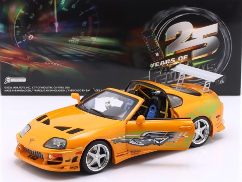 Toyota SUPRA MK4 A80 Fast & Furious O'Conner model Solido S1807609A 1:18