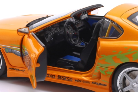 Toyota SUPRA MK4 A80 Fast & Furious O'Conner model Solido S1807609A 1:18