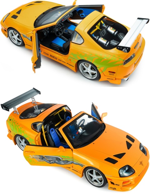 Toyota SUPRA MK4 A80 Fast & Furious O'Conner model Solido S1807609A 1:18