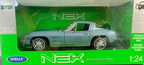 Chevrolet CORVETTE 1963 model 24073 Welly 1:24 Chevrolet CORVETTE 1963 model 24073 Welly 1:24